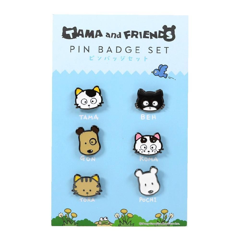 ピンバッジセット（フェイス）ブルー TA - タマ＆フレンズ 公式