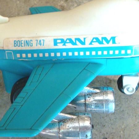 ☆PAN AM ボーイング747飛行機TOY - ファイヤーキング＆アメリカ雑貨