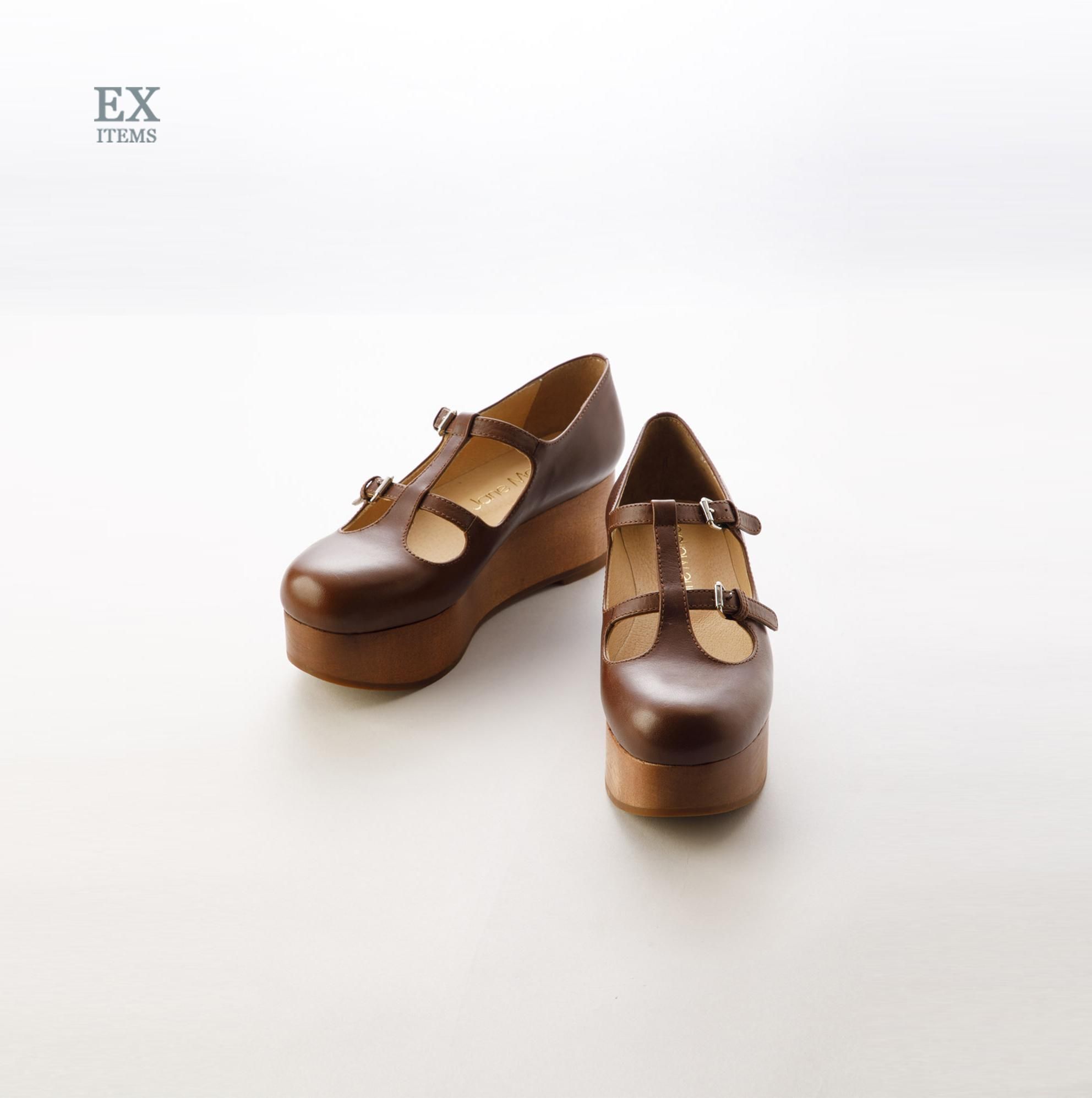 ウッドソール2ストラップシューズ - Jane Marple Online Shop