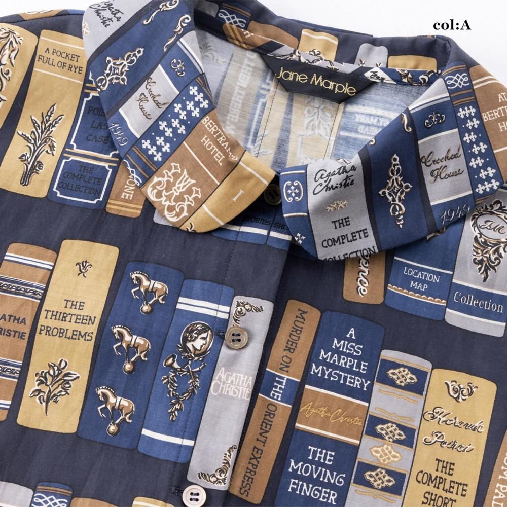 Agatha's libraryリボンタイシャツ - Jane Marple Online Shop