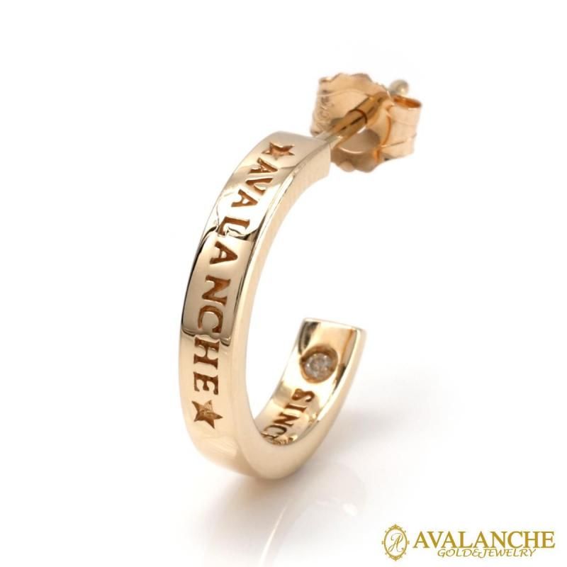 10K イエローゴールド リング 14号-15号 AGMP-2310-16 - AVALANCHE
