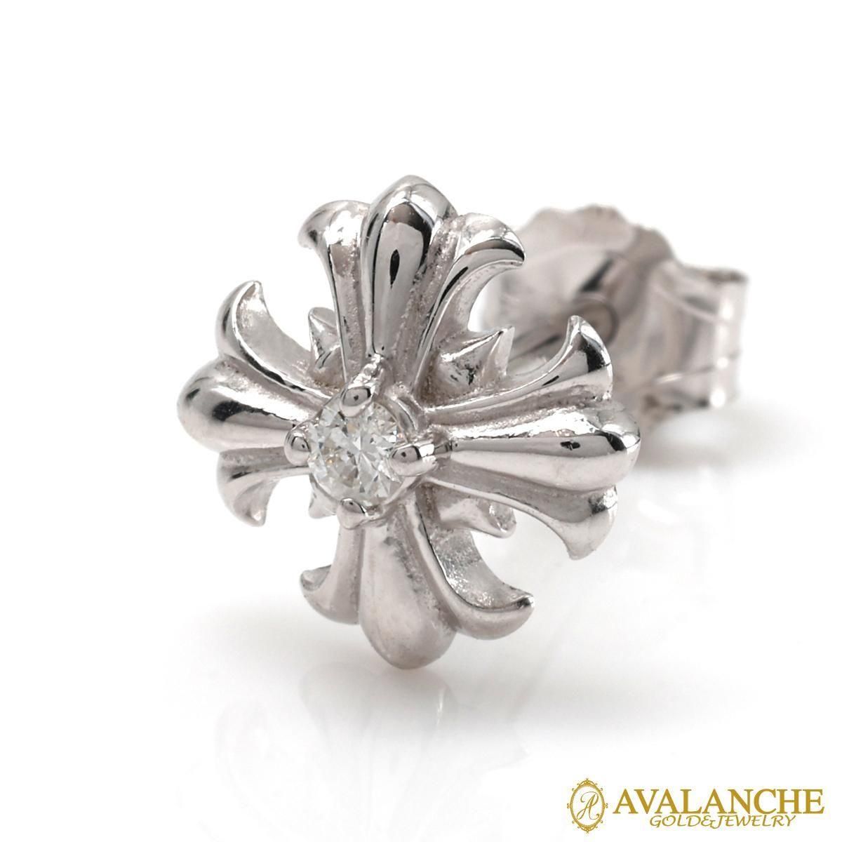 ダイヤモンド 10K ホワイトゴールド ピアス 4-10298-03 - AVALANCHE