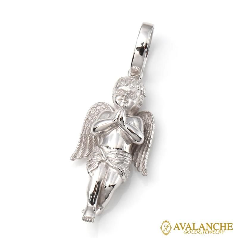 10K ホワイトゴールド ピアス 13mm - AVALANCHE OFFICIAL STORE