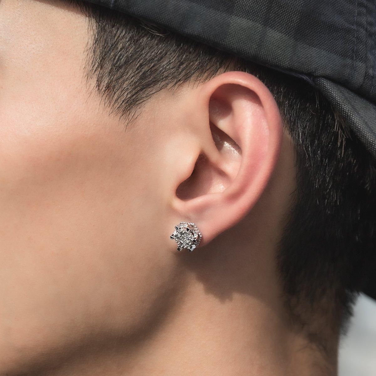 ダイヤモンド 10K ホワイトゴールド ピアス A0128186-WG - AVALANCHE