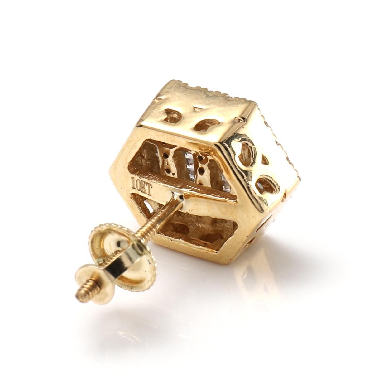 ダイヤモンド 10K イエローゴールド ピアス A013003-YG - AVALANCHE