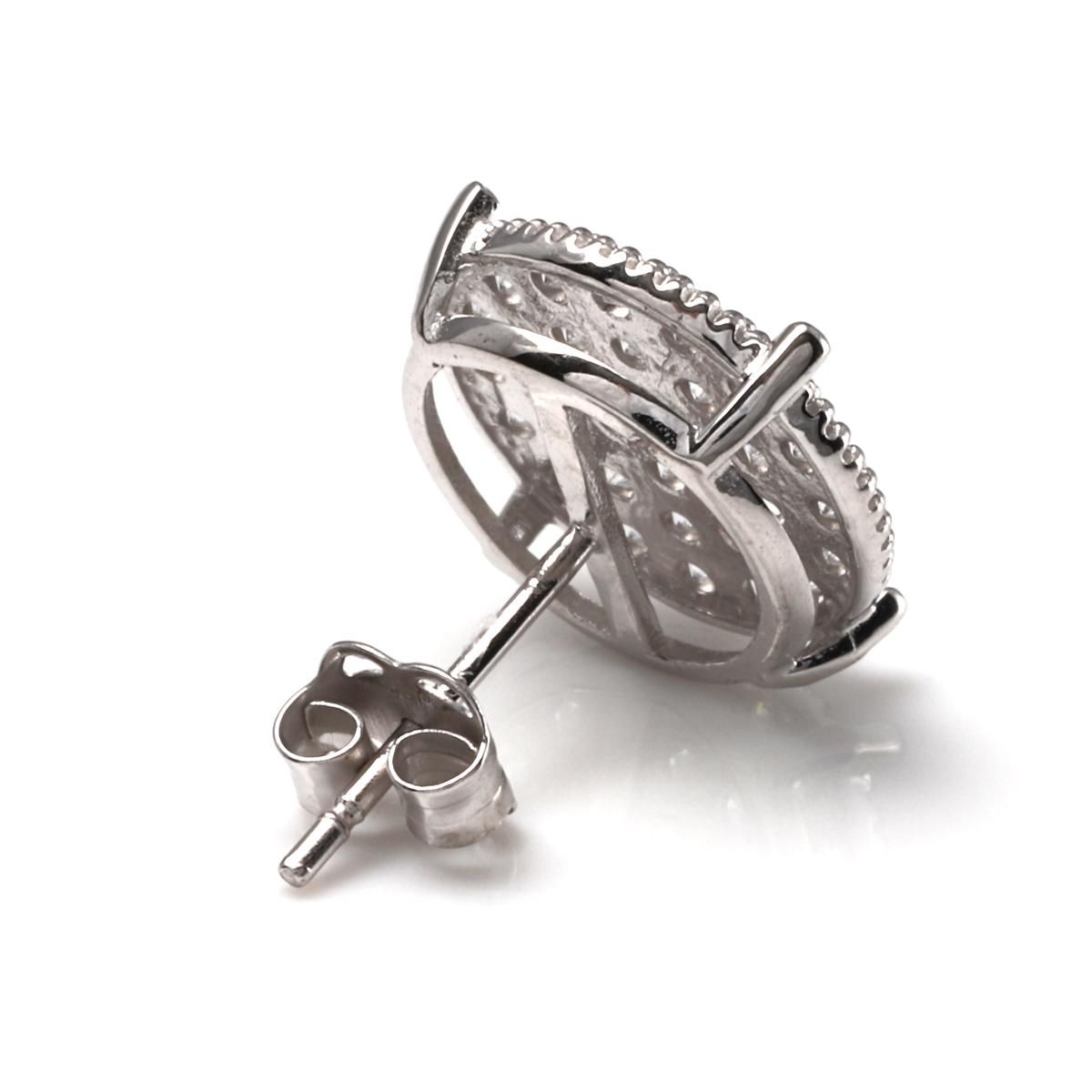 10K ホワイトゴールド ピアス 10mm - AVALANCHE OFFICIAL STORE