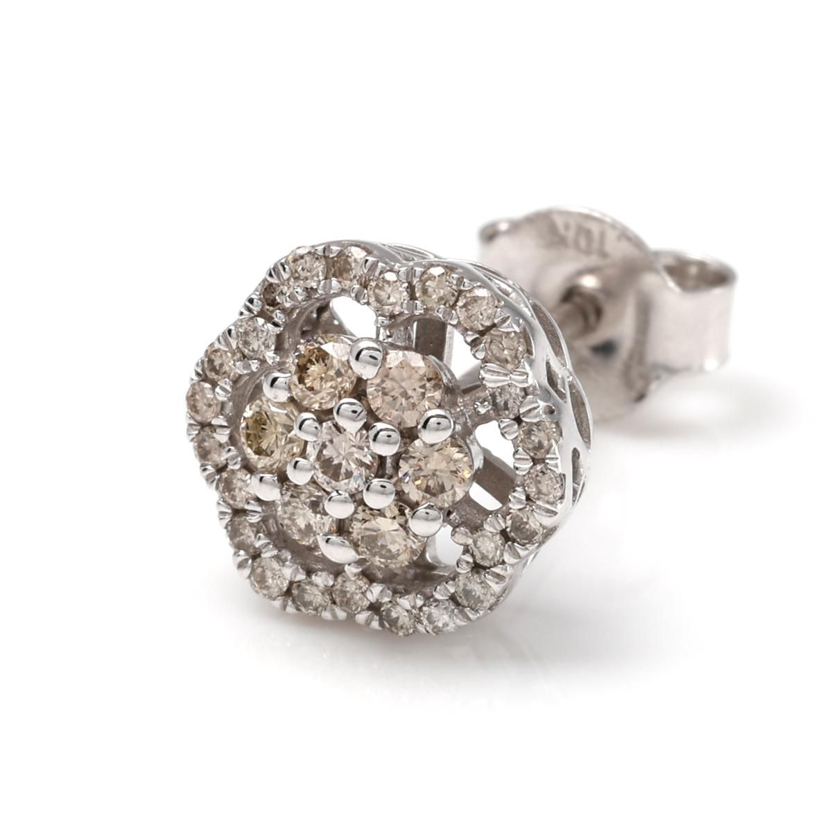 ダイヤモンド 10K ホワイトゴールド ピアス A0132060-WG - AVALANCHE