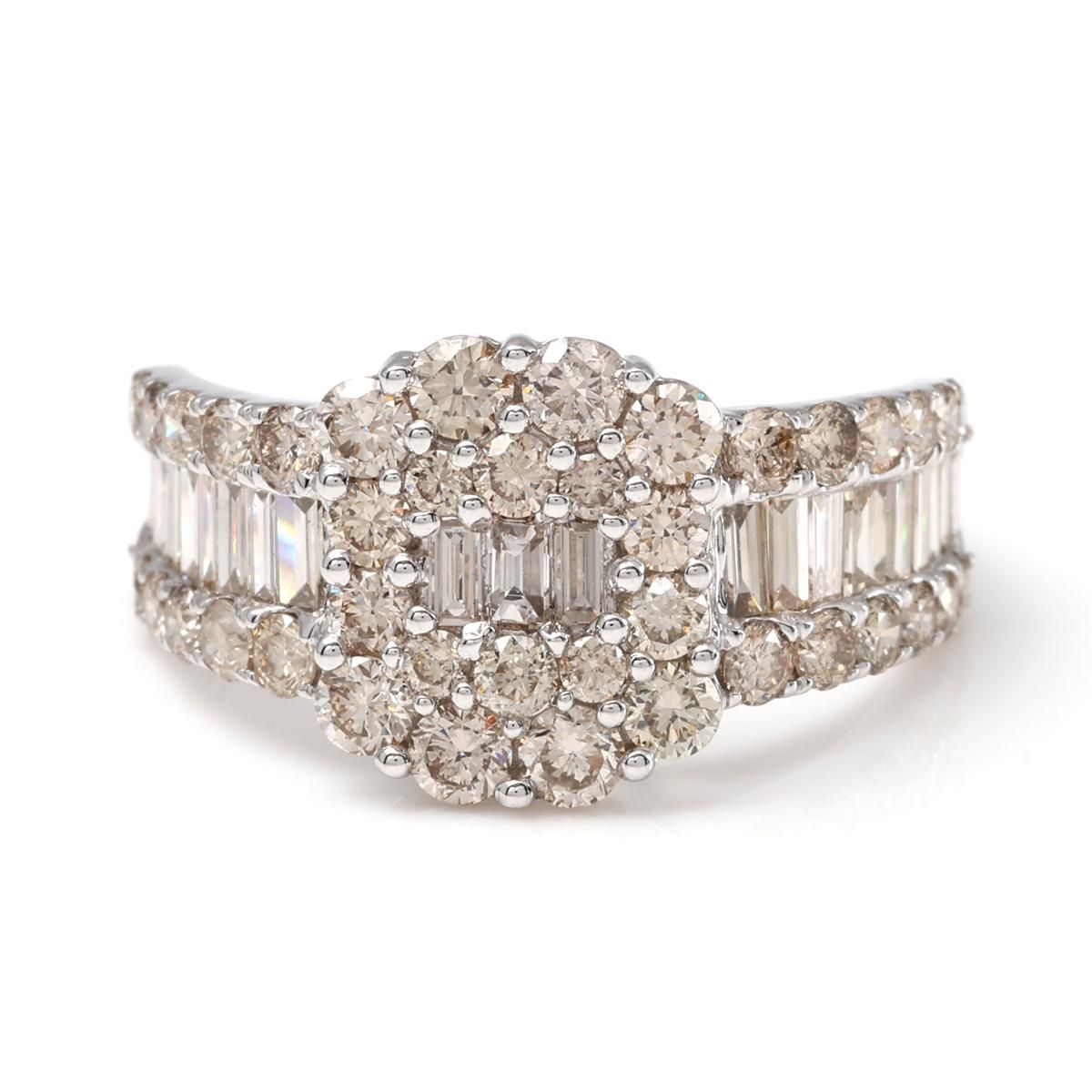 ダイヤモンド 18K ホワイトゴールド リング 12号 - AVALANCHE OFFICIAL