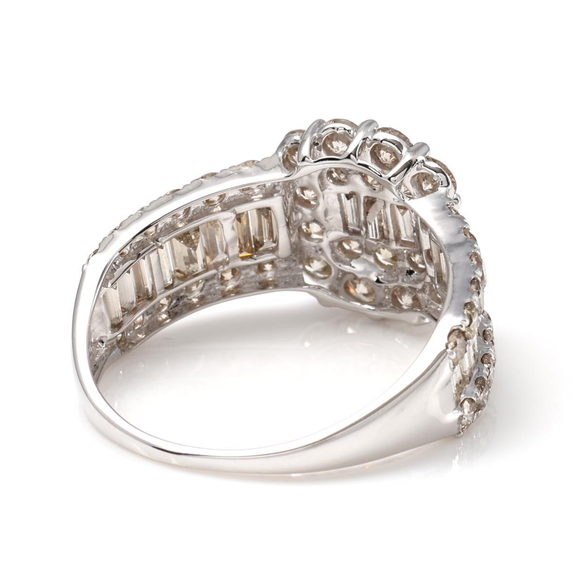 ダイヤモンド 18K ホワイトゴールド リング 12号 - AVALANCHE OFFICIAL