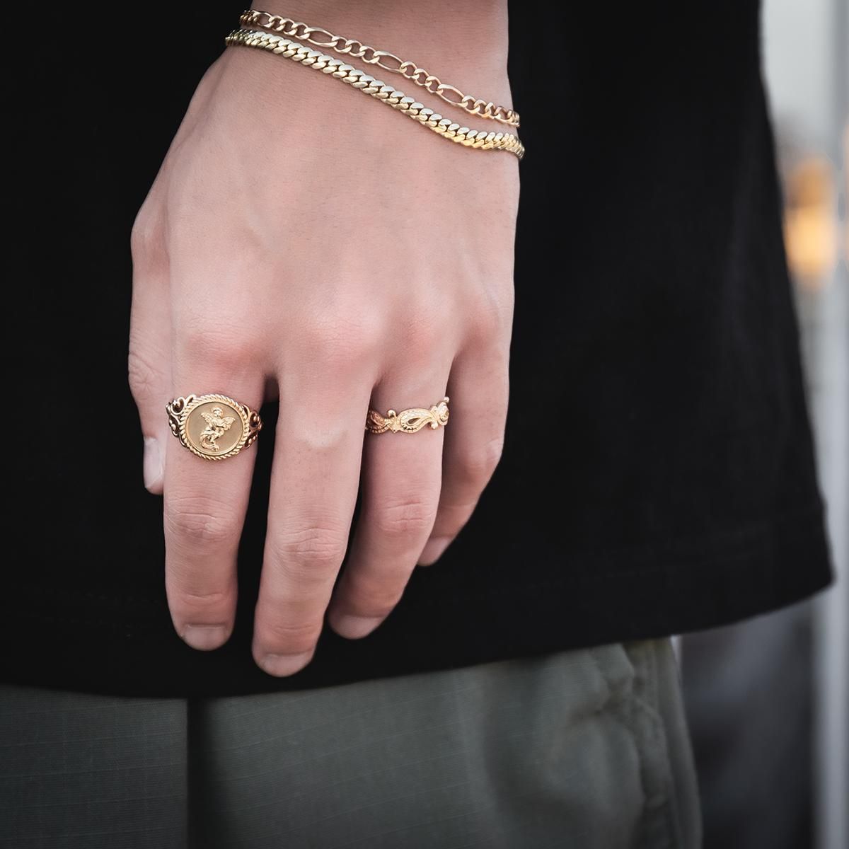 10K イエローゴールド リング 9号-25号 2-3112-01 - AVALANCHE