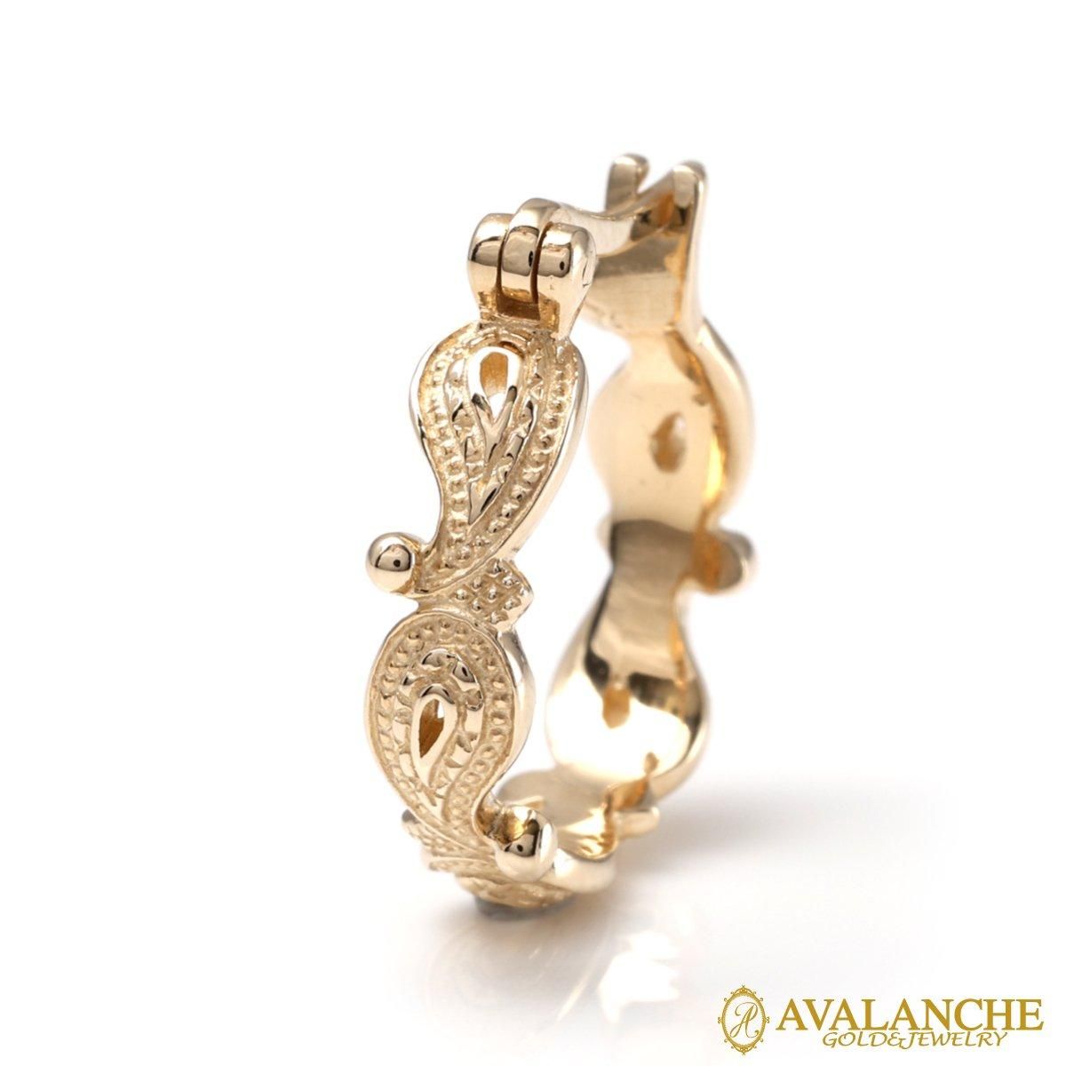 10K イエローゴールド ピアス 15mm - AVALANCHE OFFICIAL STORE