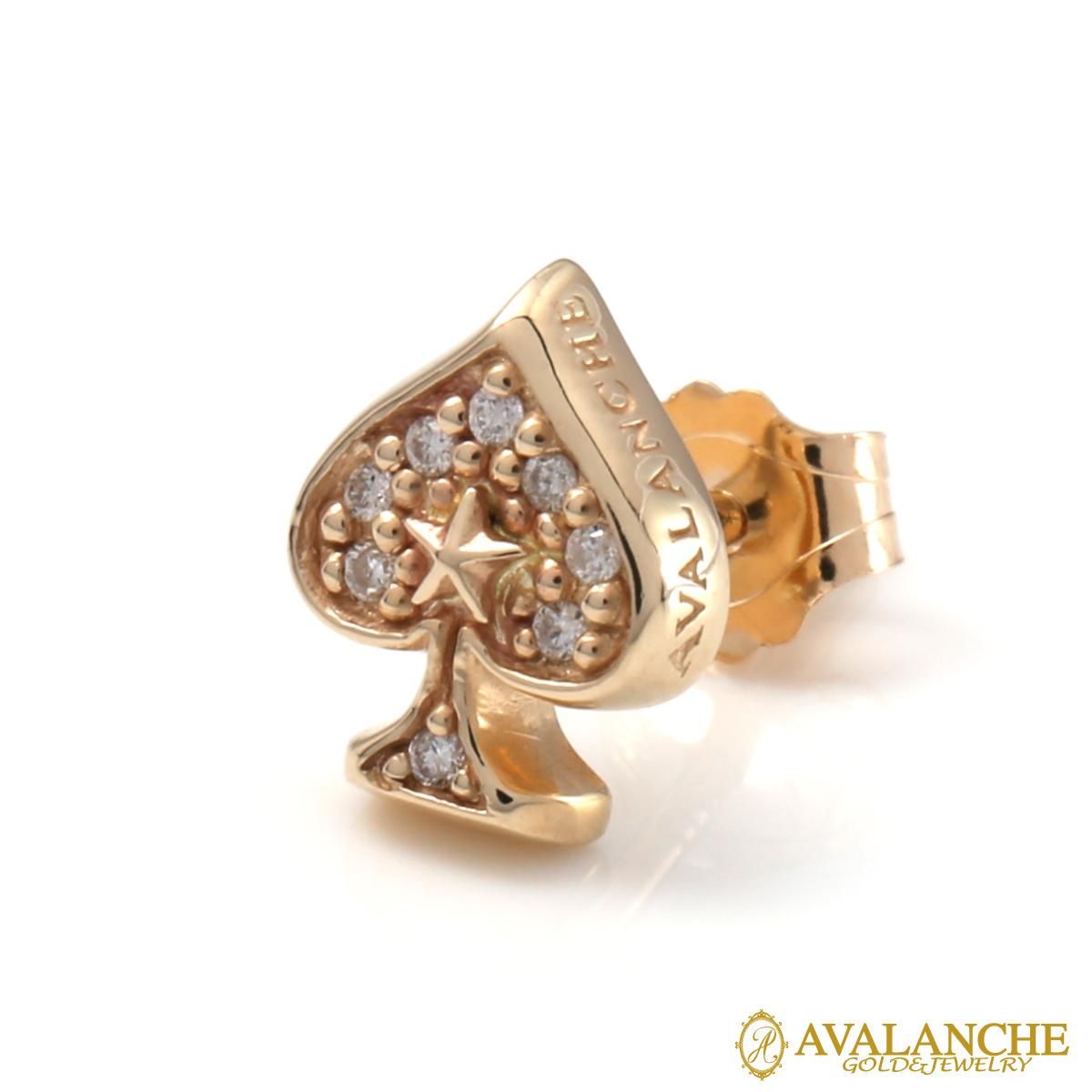 ダイヤモンド 10K イエローゴールド ピアス - AVALANCHE OFFICIAL STORE