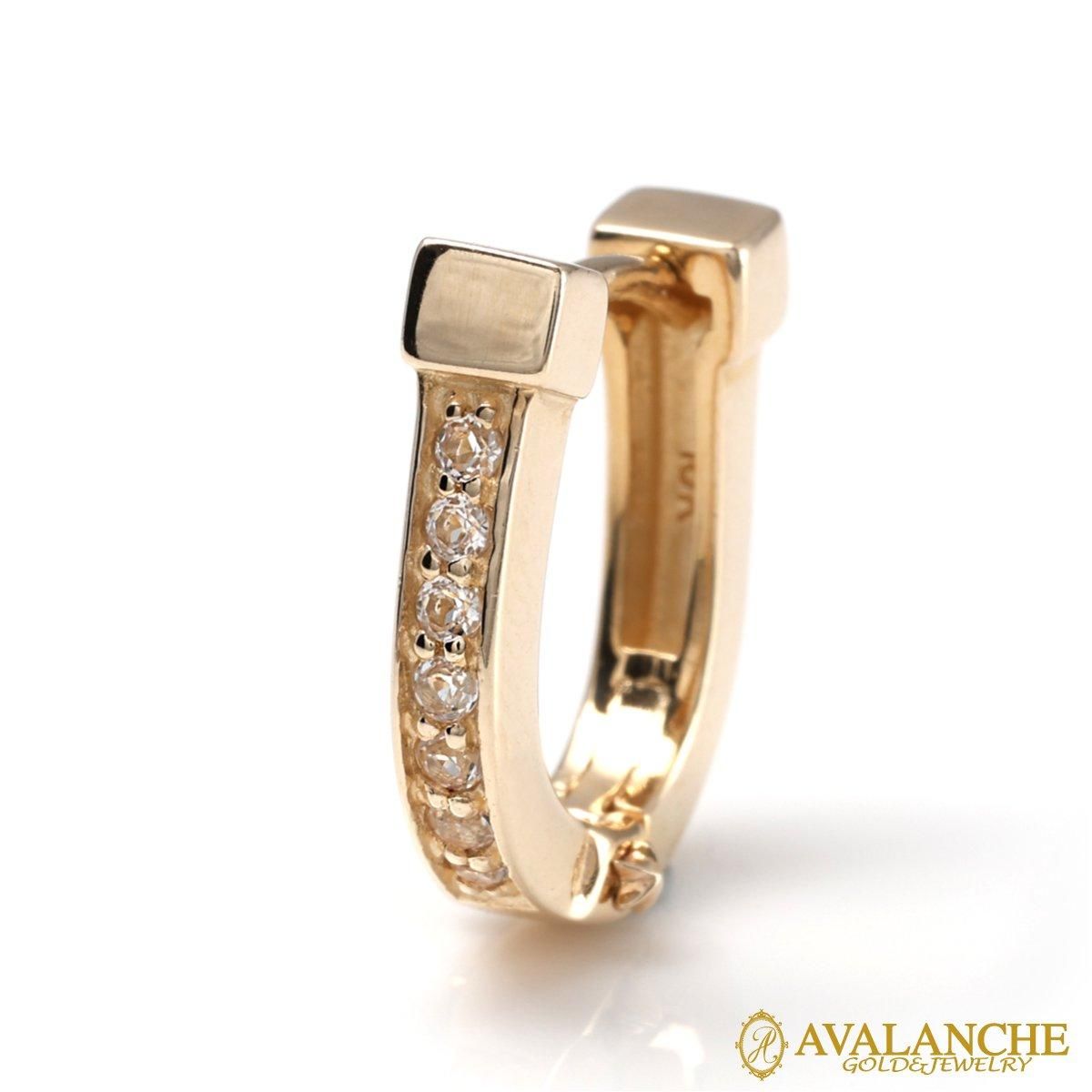 10K イエローゴールド ピアス 14mm - AVALANCHE OFFICIAL STORE