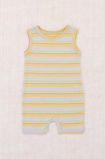 Misha and Puff Baby Petit Lap Tee - Mist Avenue Stripe - LILY