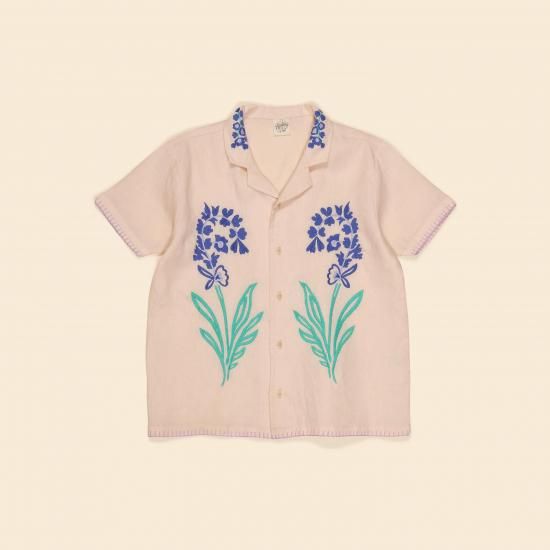 Apolina Donny Embroidered Shirt - Blush- LILY SOURIRE インポート