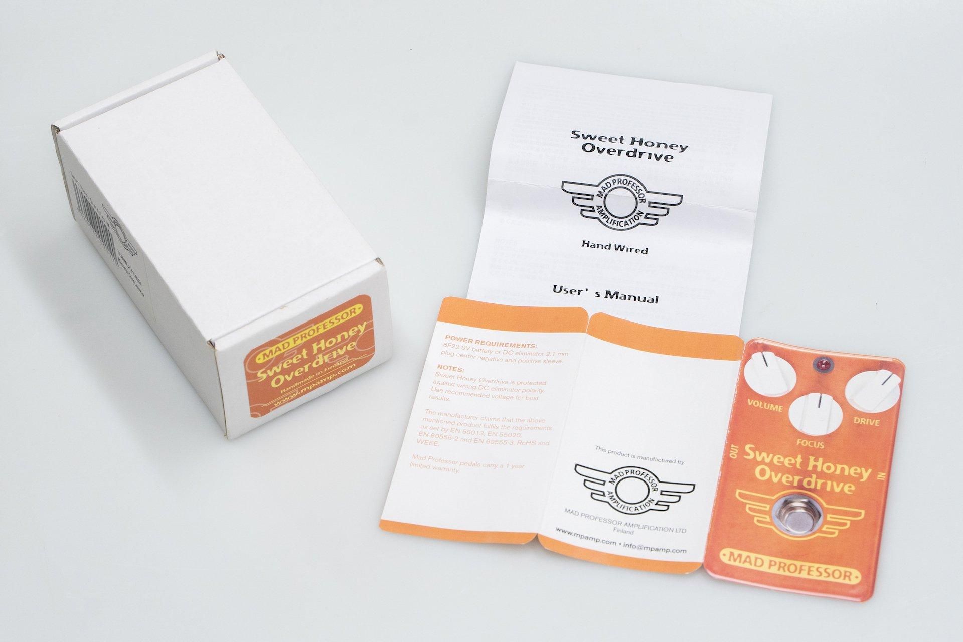 used】MAD PROFESSOR / Sweet Honey Overdrive BJF DESIGN HAND WIRED