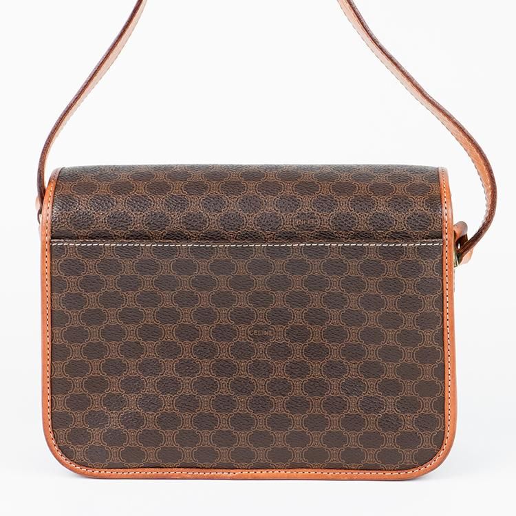 マカダム柄サークルロゴショルダーバッグ M13 ブラウン ヴィンテージ