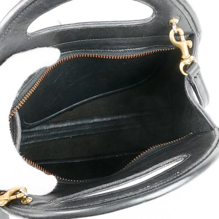 COACH コーチ ハーフムーン2WAYショルダーバッグ ブラック