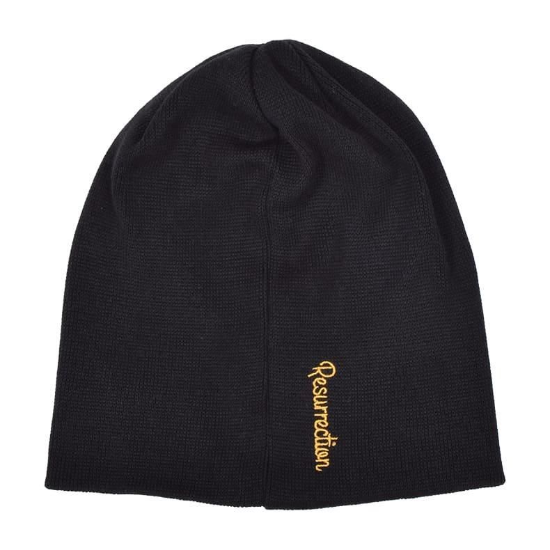 ニットビーニー ブラック | Resurrection レザレクション オフィシャル