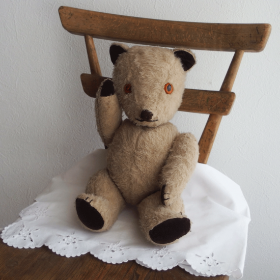 ヴィンテージ テディベア | クマのぬいぐるみ ジョイント ラトル