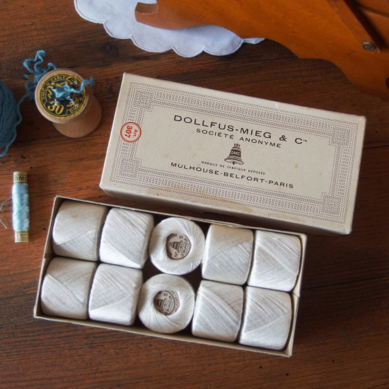 フランスアンティーク | フランス DMC コットン製レース糸 10個セット