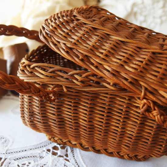 アンティーク バスケット パニエ | フランス ドールパニエ 人形用の