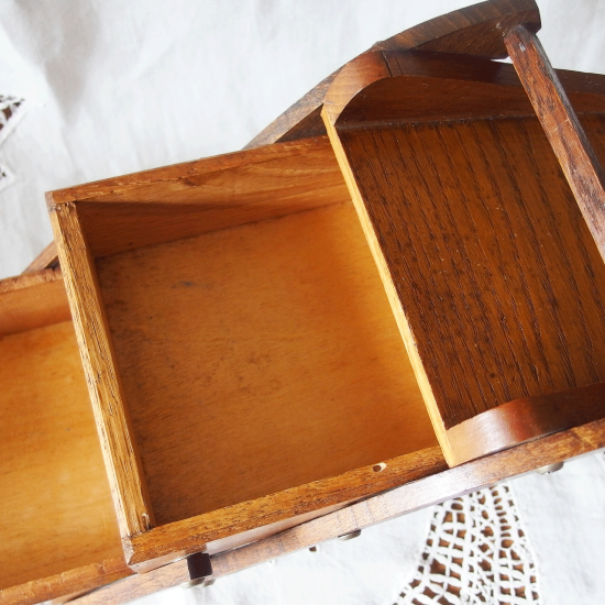 ソーイングボックス アンティーク | フランスアンティーク 脚付き