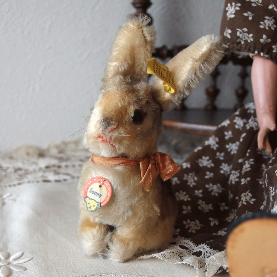 ヴィンテージシュタイフ | うさぎのソニー（Sonny）イエロータグ
