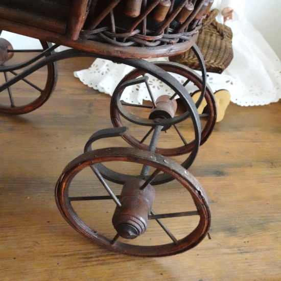 アンティーク 乳母車 | フランス 20世紀初頭 ドール用乳母車