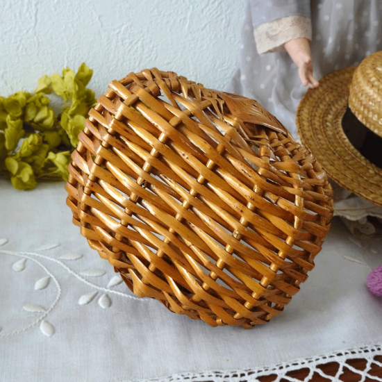 アンティーク バスケット パニエ | フランス ドールパニエ ハンドル