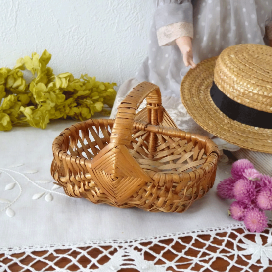 アンティーク バスケット パニエ | フランス ドールパニエ ハンドル