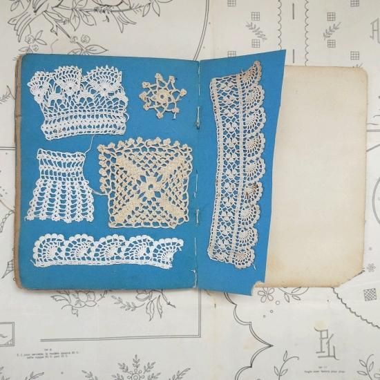 アンティーク ソーイングセット | フランス クロッシェレースの