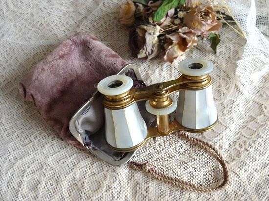 マザーオブパール オペラグラス | フランス 19世紀 マザーオブパールの