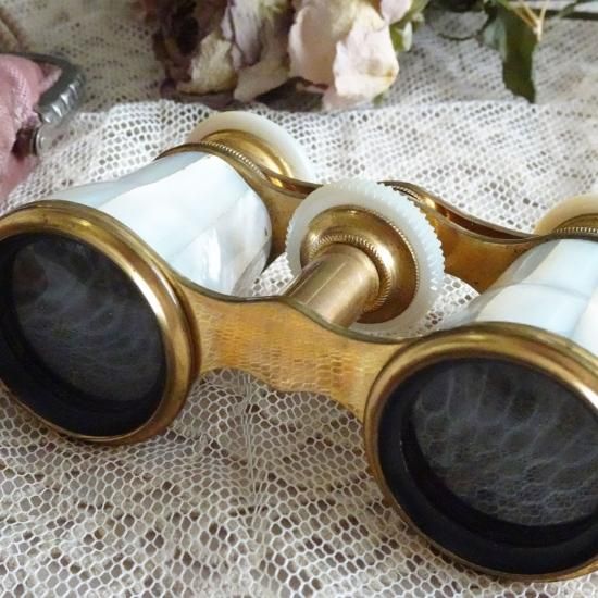 マザーオブパール オペラグラス | フランス 19世紀 マザーオブパールの