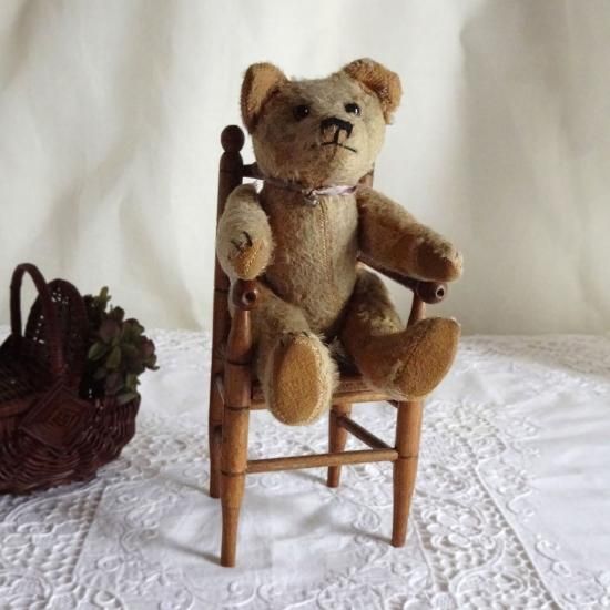 アンティーク ドールチェア | フランス 木製ドールチェア バンブー
