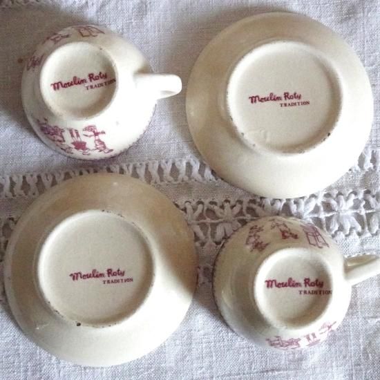 アンティーク ディネット | フランス Moulin Roty 陶器のディネット