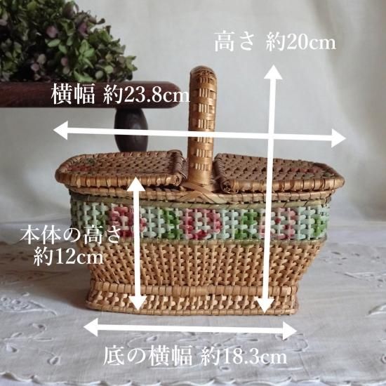 アンティーク ローズパニエ | フランス 小さなローズパニエ ドール