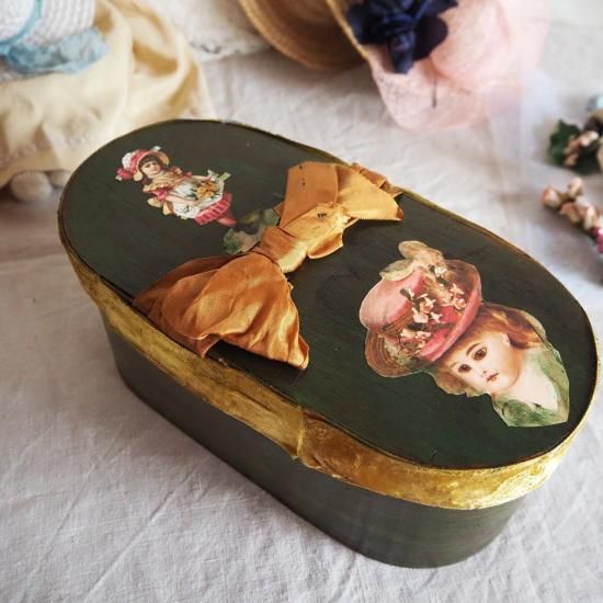 アンティーク ドールハット | フランス ドールハットのキット お人形の