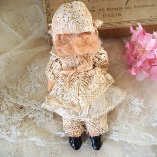 アンティーク ビスクドール | フランス SFBJ 女の子のミニョネット