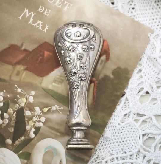 アンティーク カシェ | フランス 20世紀初頭 すずらんのカシェ