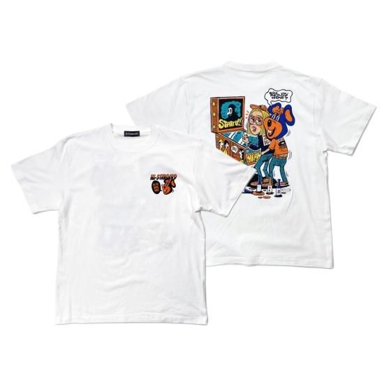 TM paint RAT T-shirt（WHITE） - Hi-STANDARD OFFICIAL WEB STORE
