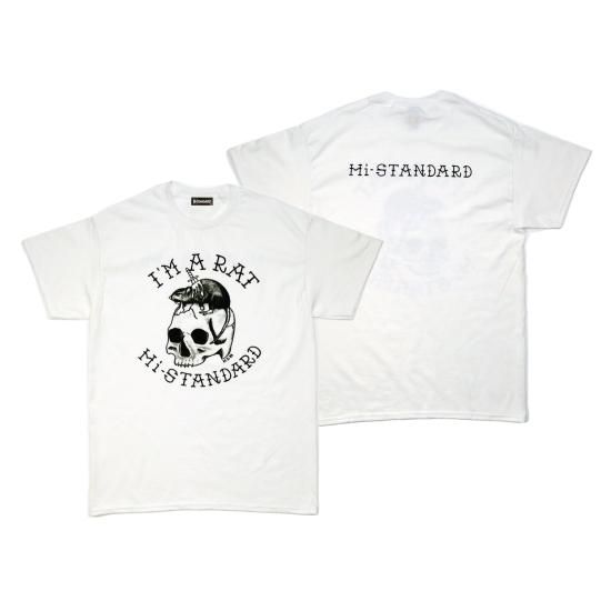 I'M A RAT_TEE（WHITE） - Hi-STANDARD OFFICIAL WEB STORE