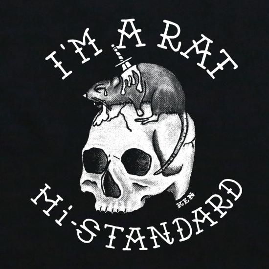 I'M A RAT_TEE（BLACK） - Hi-STANDARD OFFICIAL WEB STORE