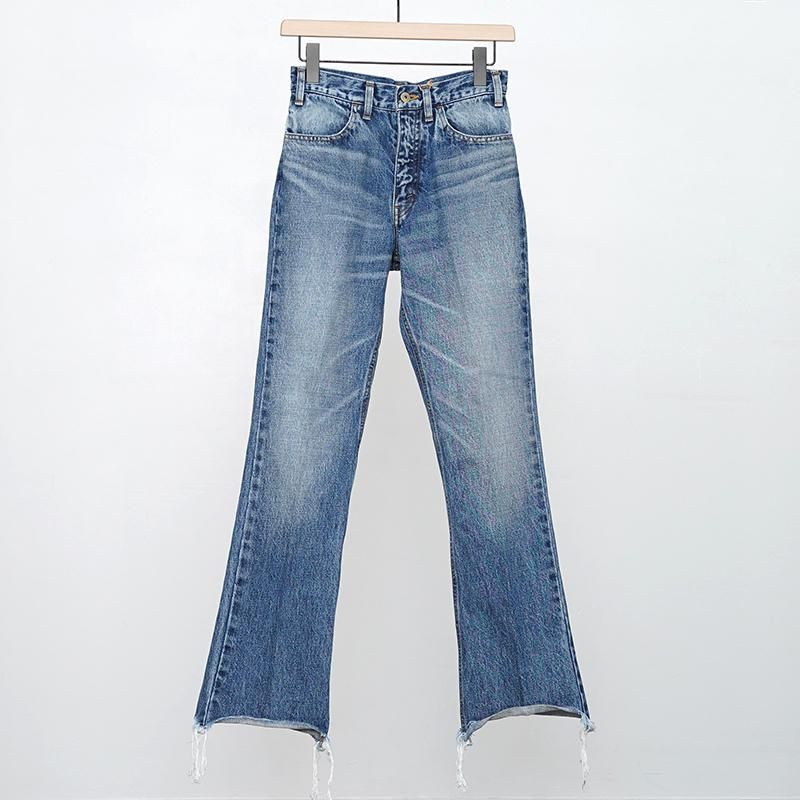 INSCRIRE】002 Flare Denim BLUE USED - THIRTY' THIRTY' STORE