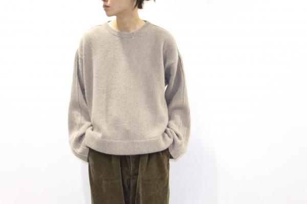 YOKE | 7G ALPACA WOOL CARDIGAN RIB STITCH KNIT(BEIGE)通販サイト