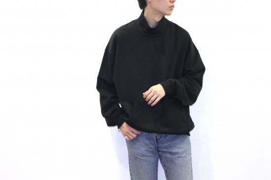 no. | ナンバー MOCKNECK SWEAT(BLACK) / モックネックスウェット