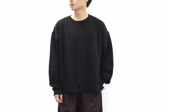YOKE | OVERSIZED PIPING SWEAT(BLACK) | パイピングスウェット