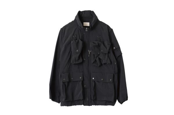 YOKE | MULTI POCKETS UTILITY BLOUSON(BLACK) | マルチポケット