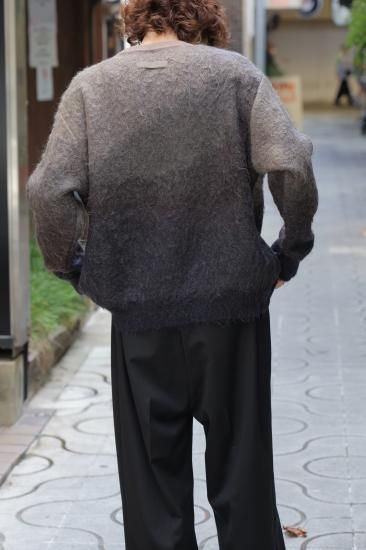 stein | シュタイン GRADATION MOHAIR KNIT LS(NAVY KHAKI GRADATION
