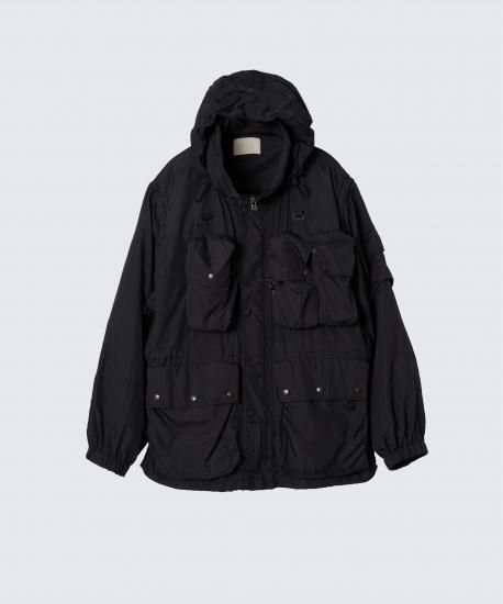 YOKE | NYLON MULTI POCKETS DETACHABLE UTILITY BLOUSON(BLACK